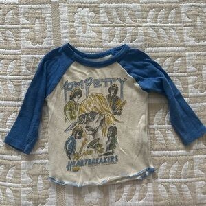 Rowdy Sprouts Tom Petty Baby Baseball Tee - 6 mos